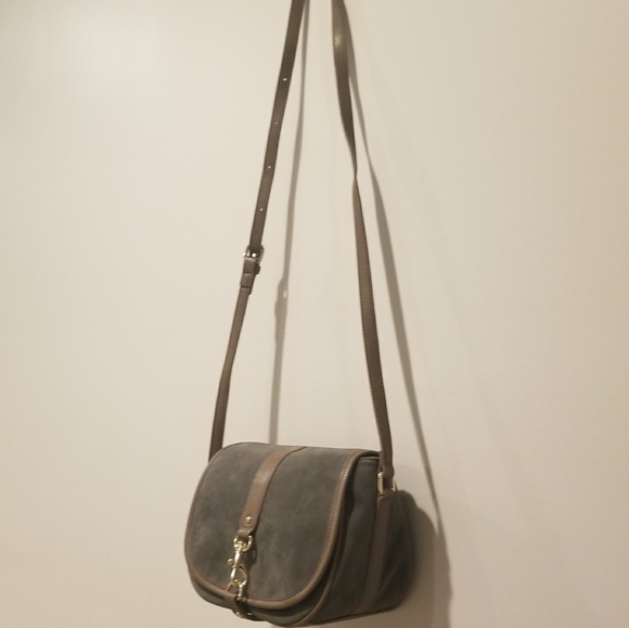 💖💥New to the closet💥💖NWOT Olive green Suede handbag - Picture 5 of 15